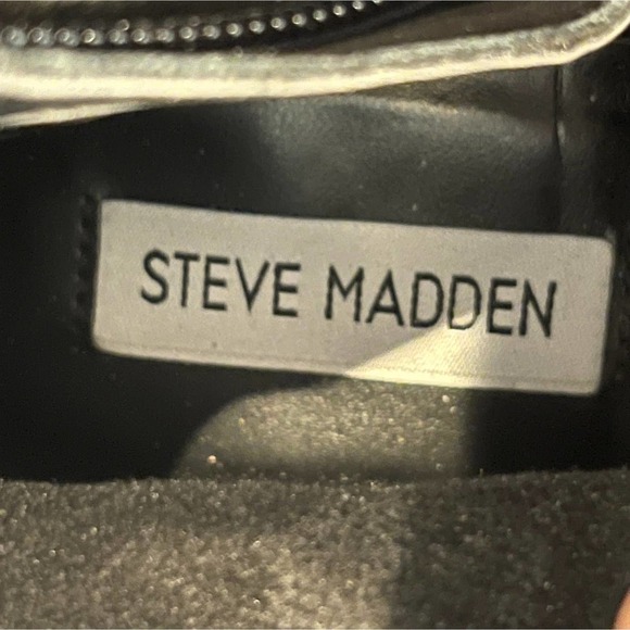 Steve Madden Pointed Toe Over the Knee Ninny Suede Leather Boots Black 8.5M NWOT - Picture 10 of 10